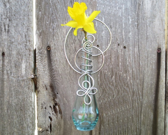 Hanging Wall Vase Glass Flower Vase Gift For Her Rooting Etsy
