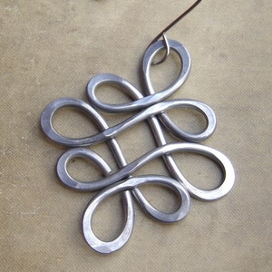 Looping Crossed Knots Celtic Christmas Ornament, Christmas Gift, Hanging Irish Decoration image 4