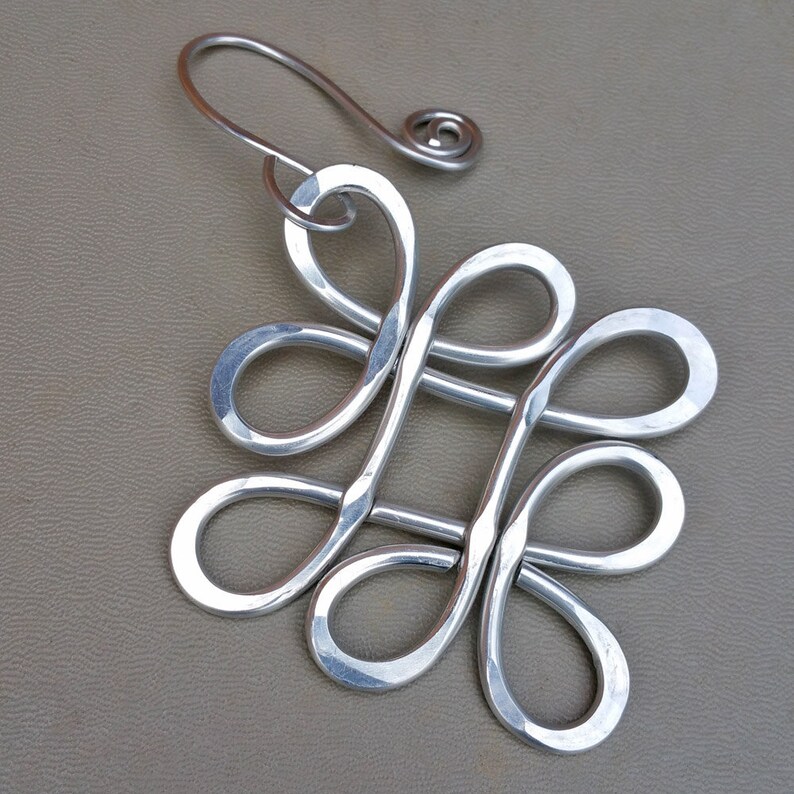 Looping Crossed Knots Celtic Christmas Ornament, Christmas Gift, Hanging Irish Decoration image 9