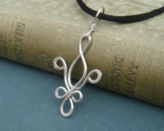ブレスレット LESS IS MORE silver fleur necklace il_fullxfull.4767852412_mtll.jpg