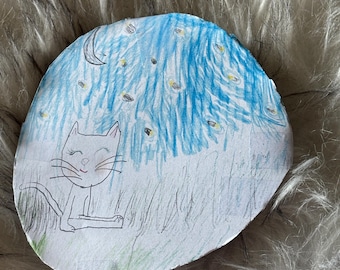 Ong's Pretty Kitty - colored pencil drawing