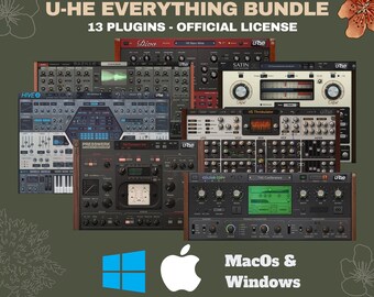 U-he everything Bundle For Windows & MacOs - Lifetime activation - Official Serial Number - Compatible with all Daws - All in one bundle