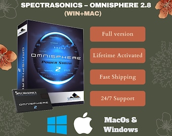 Spectrasonics Omnisphere 2.8 For Windows & MacOS - Lifetime Activation - Full Version- Future updates- 80GB of content