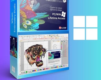 Wilcom Bordado Studio E4.2 Para Windows- Versión completa- Activación de por vida- Software de bordado de por vida