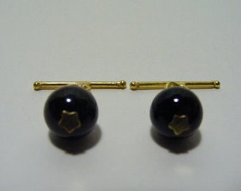 Red Tiger's Eye Gemstone Cufflinks