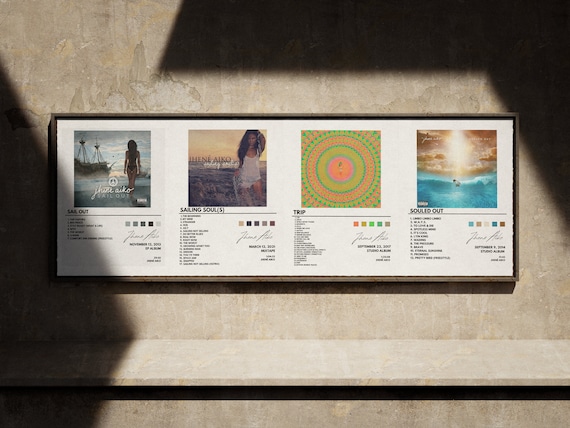 Jhené Aiko Album Poster Set: Souled Out, Trip, and More (digital