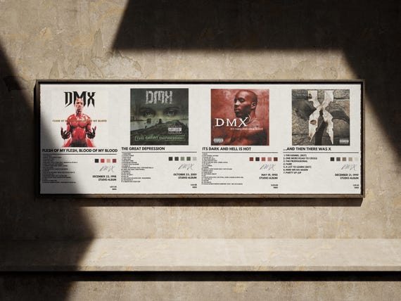 DMX Album Poster Set | Vibrant Gradient Colors (digital Download
