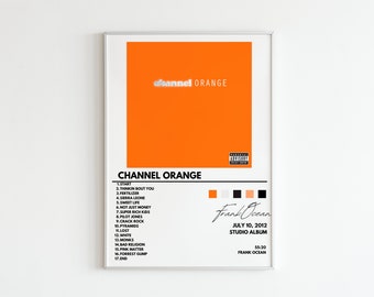 Frank Ocean Album Poster Set: Blonde, Channel Orange (digital
