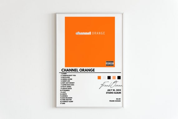 Frank Ocean Album Poster Set: Blonde, Channel Orange (digital