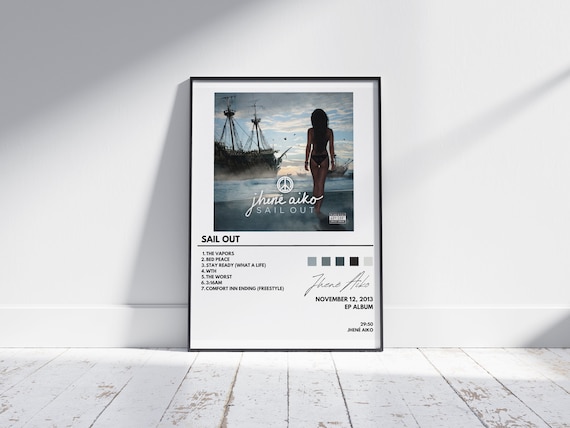 JHENÉ AIKO Set of 4|album Poster| Souled Out| Sailing Soul(s