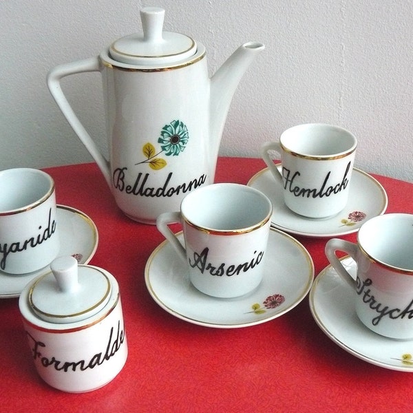 Poisons espresso set