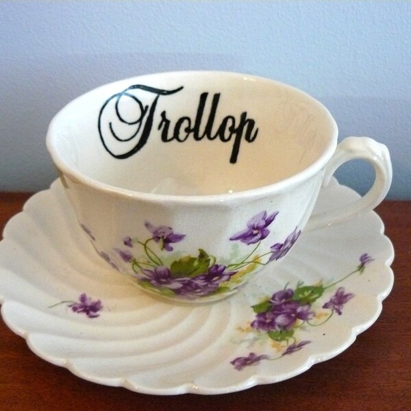 SALE Trollop teacup