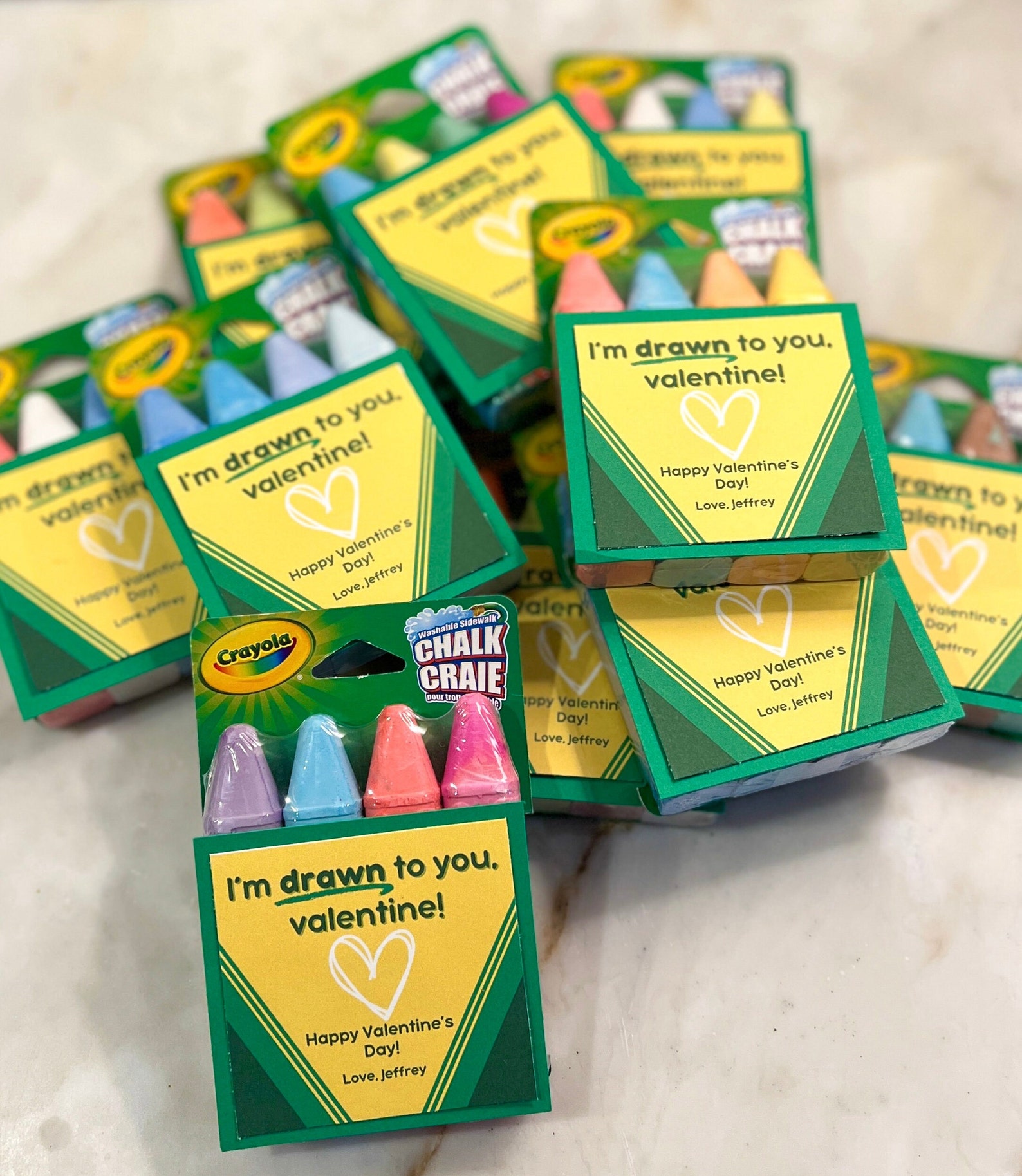 Crayola Valentine Printable Etsy