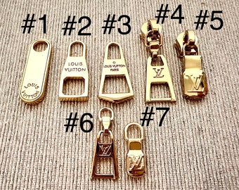 Bag Zipper Pull, Gold Zipper Head, Hardware for Zipper Pull, Zipper for Wallet, (Stop the video by tapping on it and select zipper number)