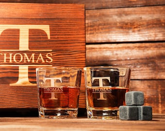 Personalized Groomsmen Gift, Best Man Gift, Engraved Whiskey Glass, Wedding Gifts, Gifts for Dad, Anniversary Gift, Christmas Gift