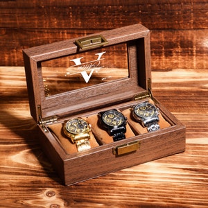 3-Slot watch box