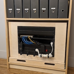 Bookshelf rackmount system for Ikea Billy bookcase