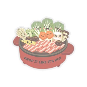 Suéltalo como si fuera una pegatina de olla caliente