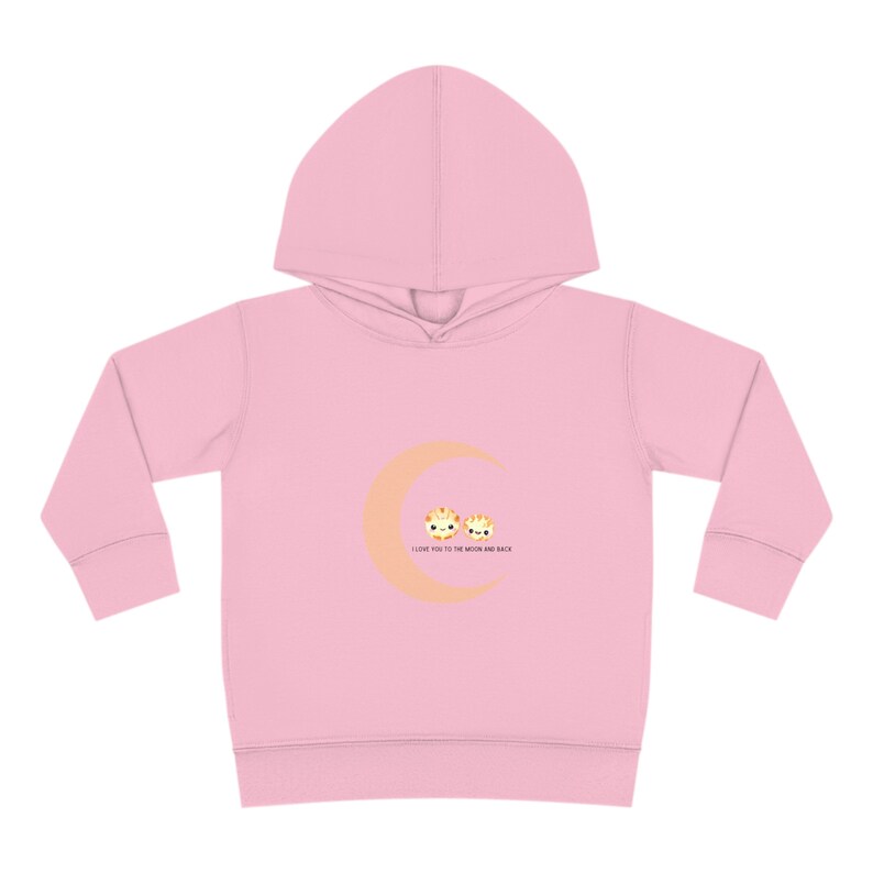 Love You to the Moon Mooncakes Toddler Pullover Fleece Hoodie zdjęcie 3