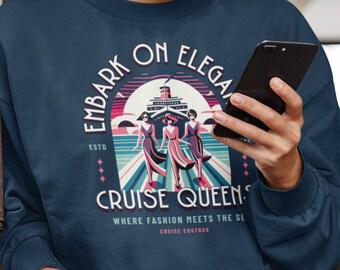 Cruise Queens Cropped Sweatshirt
