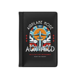 Airplane Mode Passport Cover - Travel Accessory