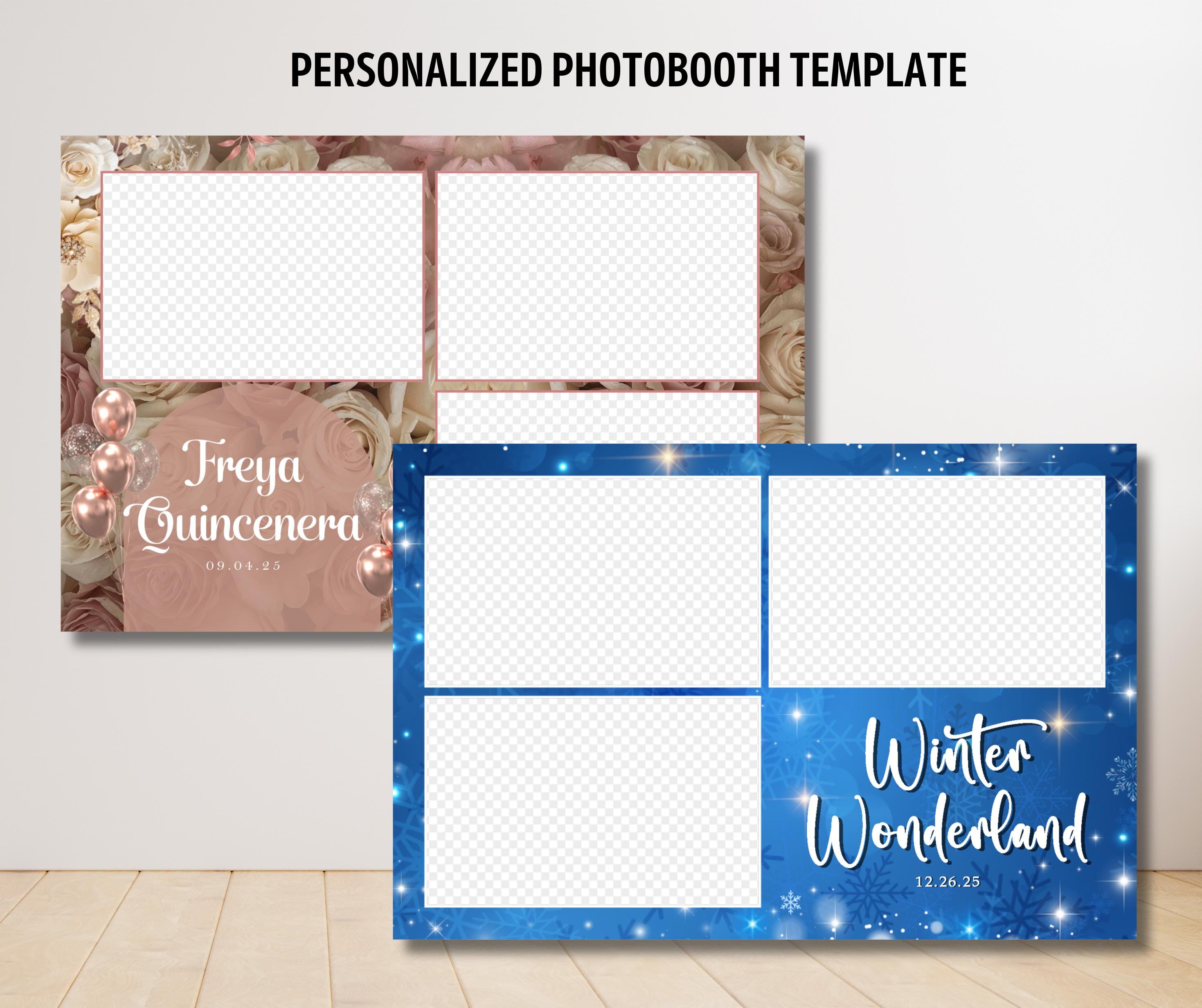 Photo Booth Template | Layout Size/personalized Only | Message Me ...