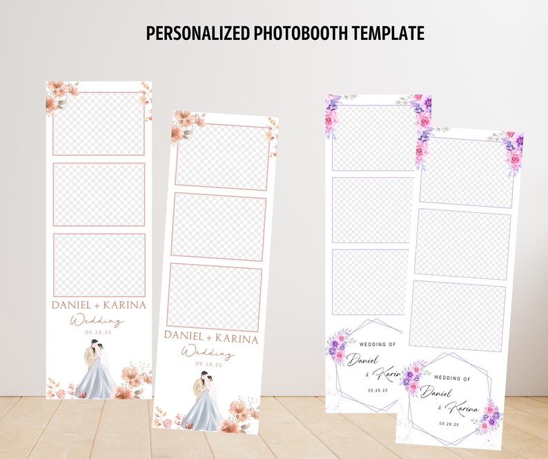 Photo Booth Example Layout Photo Booth Template | Layout Size/personalized Only | Message Me ...