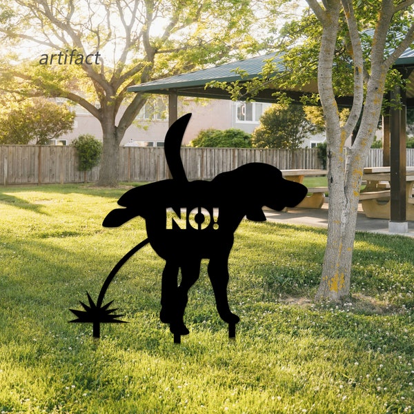 No Pooping Dog, Bad Dog, bad dog owner, yard signs, yard stake sign, Dog No Pee, Yard Stake,Yard Sign, Outdoor sign