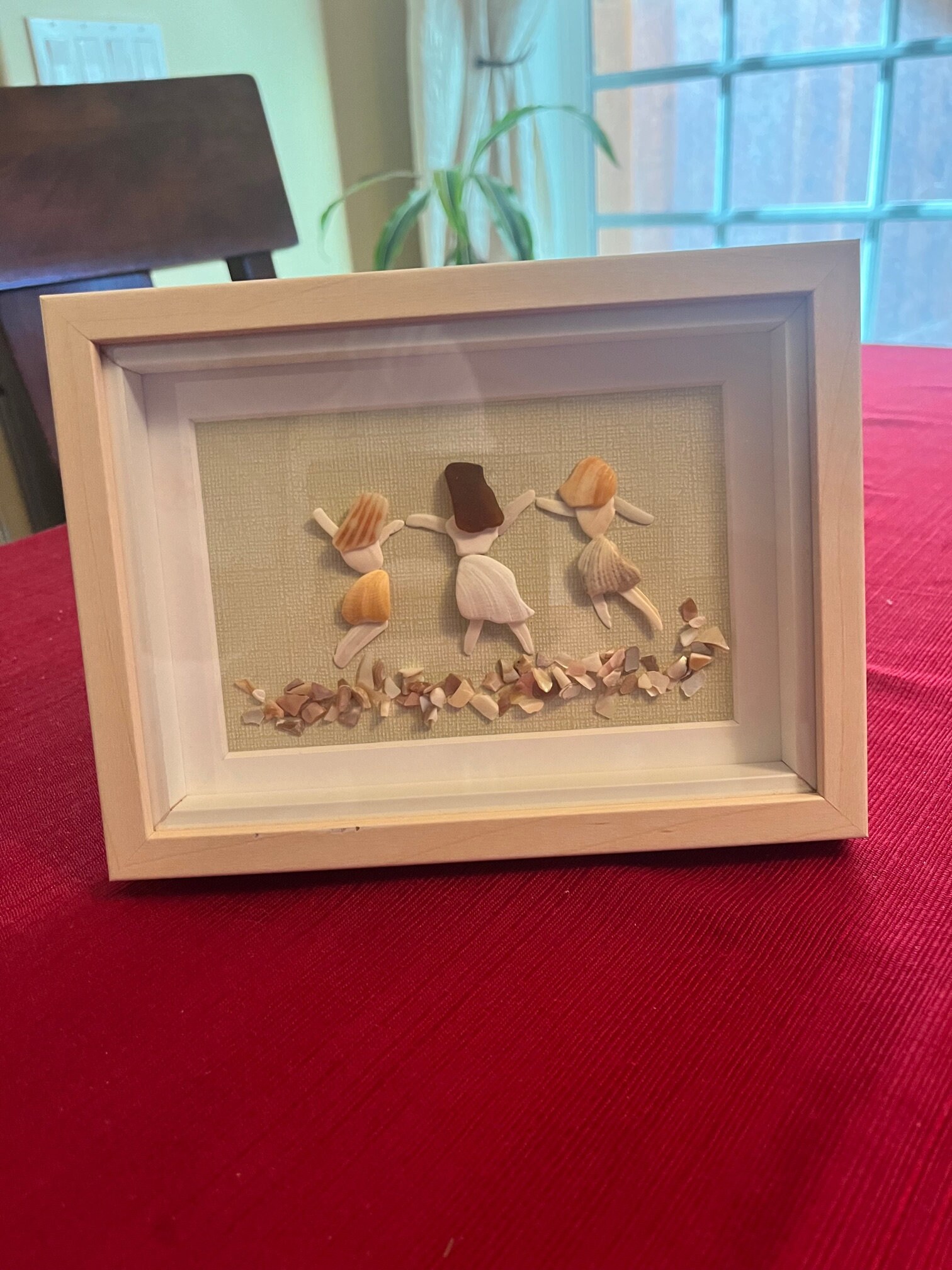 Shell Art Dancing Girls - Etsy