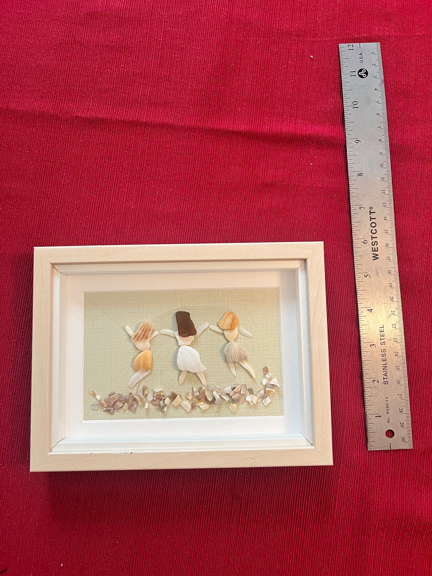 Shell Art Dancing Girls - Etsy