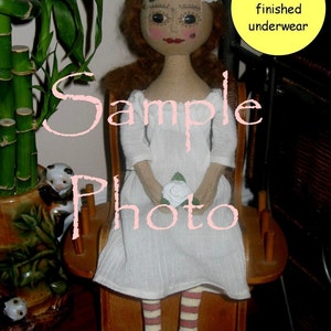 Queen Anne Style Witch Cloth Doll PDF Pattern image 3