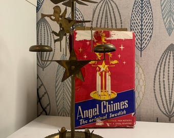 Giostra di candele natalizie svedese degli anni '50.