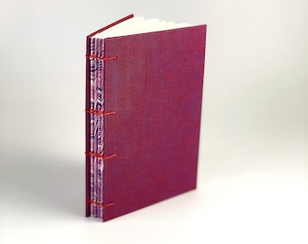 Purple/Red Shimmer Notebook, Hardcover