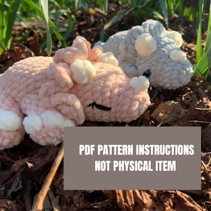 Trix the sleepy triceratops PDF PATTERN