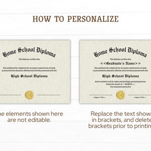 Home School Diploma, High School Diploma, Diploma Template, Diploma ...