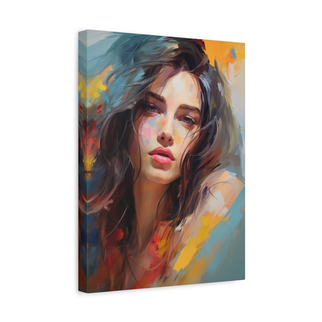 Diana Portrait, Canvas Print, Matte, Stretched, 1.25, Fine Art, Wall