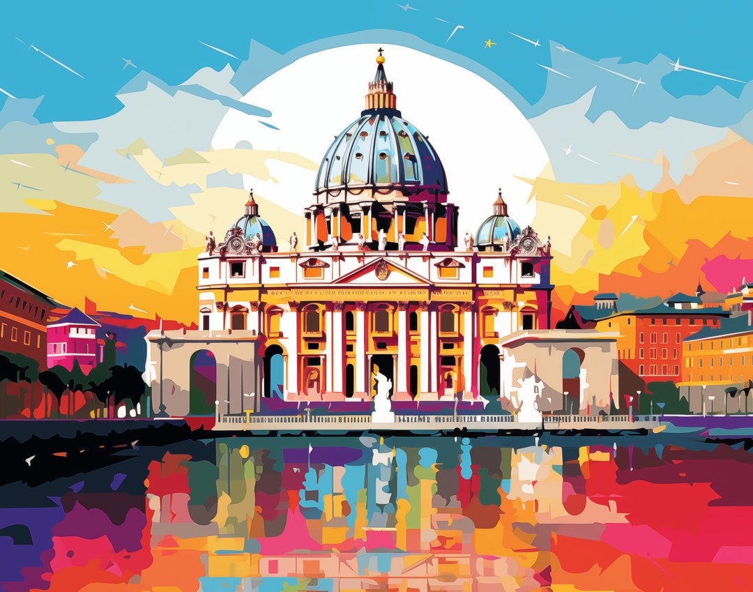 Sunrise in Rome, Digital Download, Wall Art, Abstract - Etsy