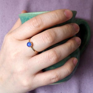 Small Mood Ring in Rose Gold image 3