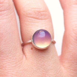 Mood Ring Medium in Sterling Silver with Color Meaning Chart image 9