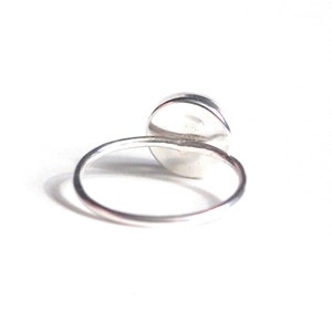 Mood Ring Medium in Sterling Silver with Color Meaning Chart image 8