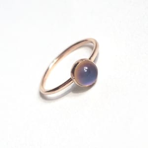 Small Mood Ring in Rose Gold image 7