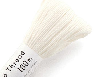 Whitish Ecru 115, Sashiko Thread, 100m