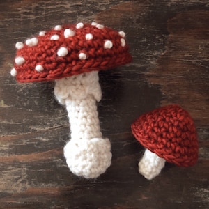 CROCHET PATTERN Mushrooms Pattern Set Digital Download image 4