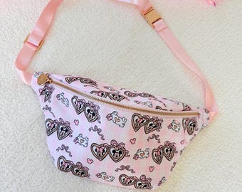 Sweethearts Jumbo XL Belt Bag - Theme Park Inspired - Mouse Couple Adult Belt Bag - Happy Place