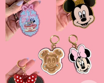 Glitter Magischer Schlüsselbund Taschenanhänger - Glücklichster Ort Taschenanhänger - Glitter Schlüsselanhänger - Schlüsselbund Zubehör - Stilvoller netter Schlüsselbund