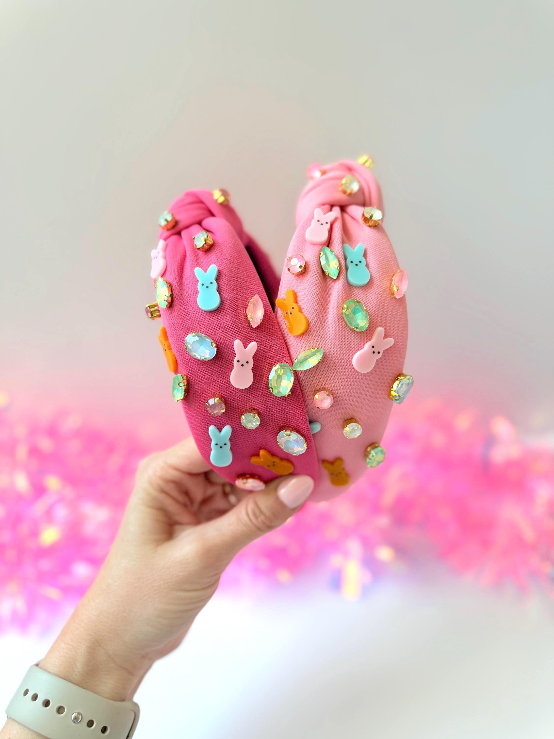 FASOTY Oster-Stirnband Mit Hasen & Ballons – Buntes Frühlings-Haarband Für Party & Deko