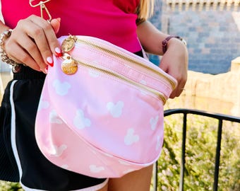 Riñonera mágica con doble cremallera - Monedero cruzado - Riñonera Parks - Personajes mágicos