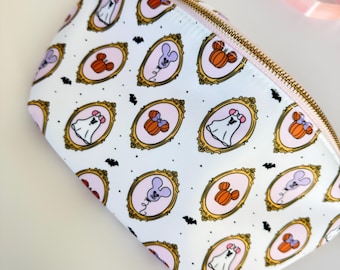 Halloween Halloween Kokette XL Gürteltasche Lila Schleifen - Halloween Gürteltasche - Kürbis Maus Gürteltasche - Freizeitpark inspiriert - Gürteltasche