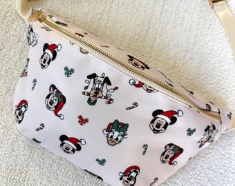 Christmas Characters XL Belt Bag- Magical Christmas Holiday Belt Bag - Magical Characters