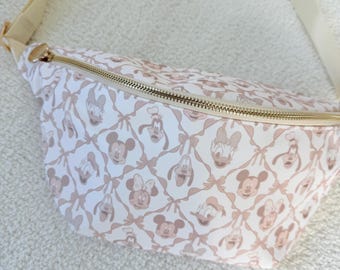Neutral Girly Characters XL Belt Bag- Exclusive Parks Belt Bag - Magical Characters